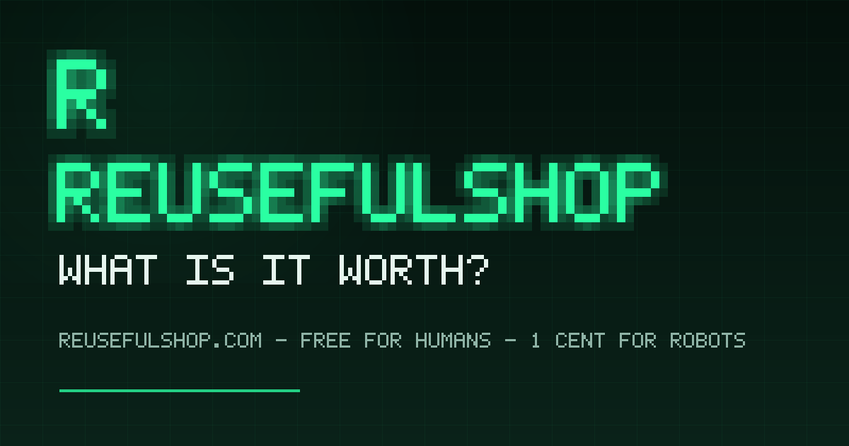 I sell vintage items on eBay — so I built a price engine that shows what things actually sold for 